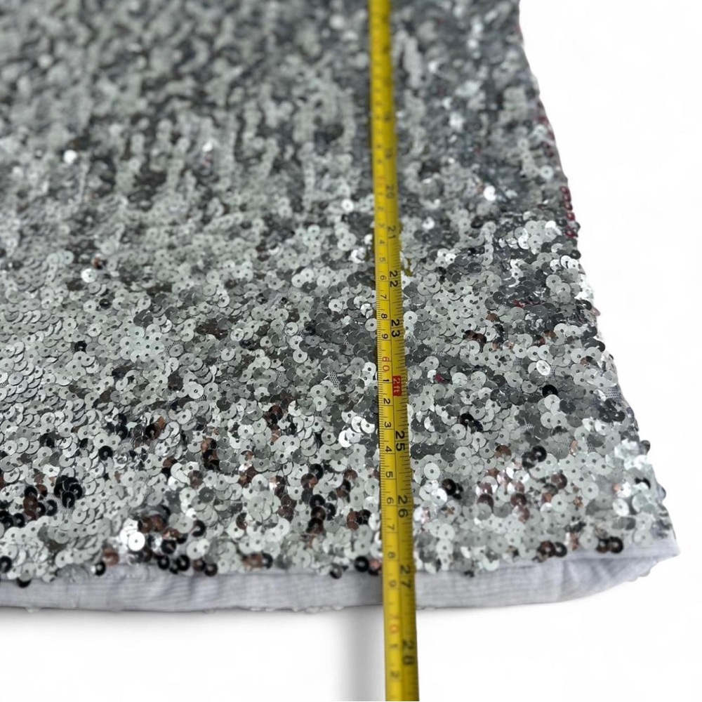 NWT Silver Sequin Women's Top XL - Picture 8 of 8